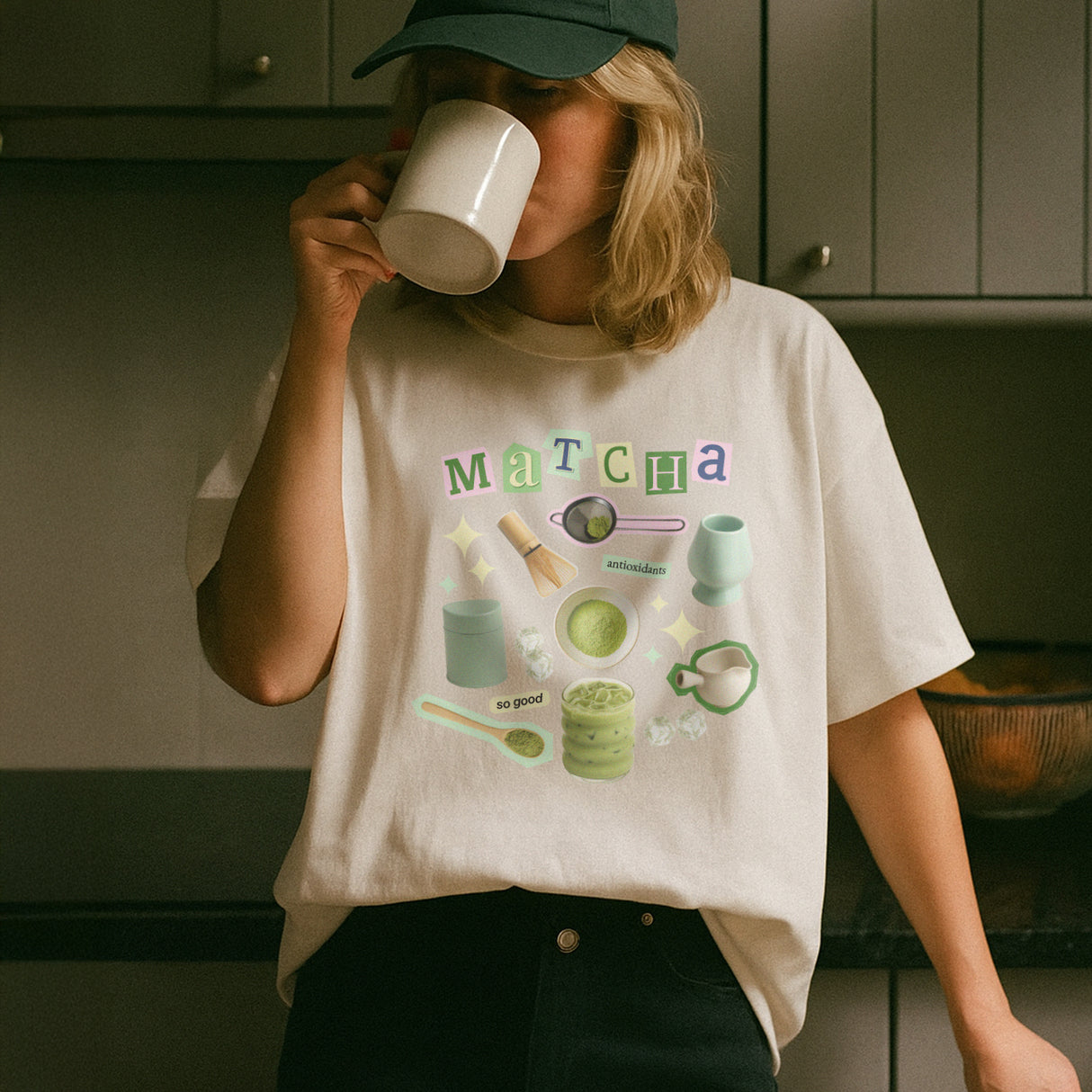 Matcha Mood Collage